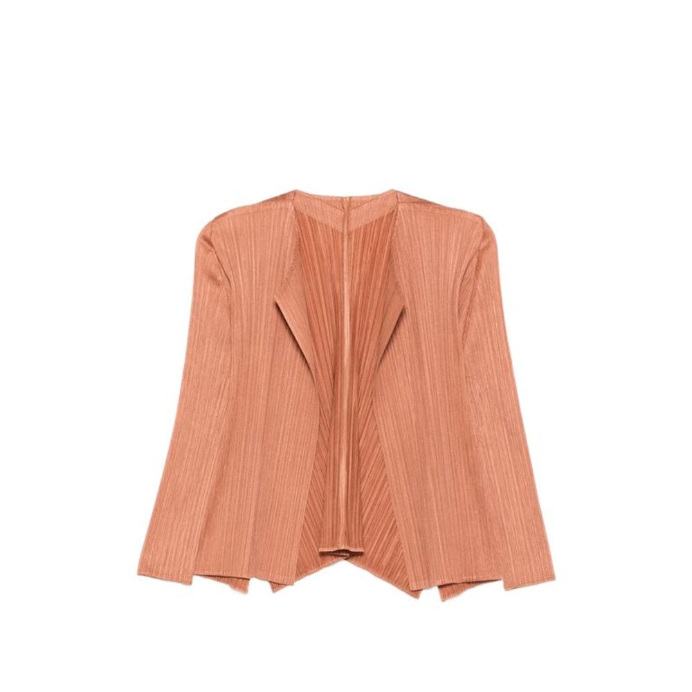 Pleats Please Brown Jackets - Cropped Jackets Women